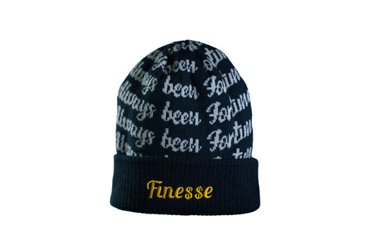 Satin Lined Beanie - Shadow