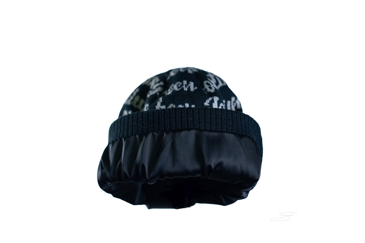 Satin Lined Beanie - Shadow