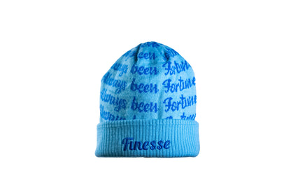 Satin Lined Beanie - Sapphire
