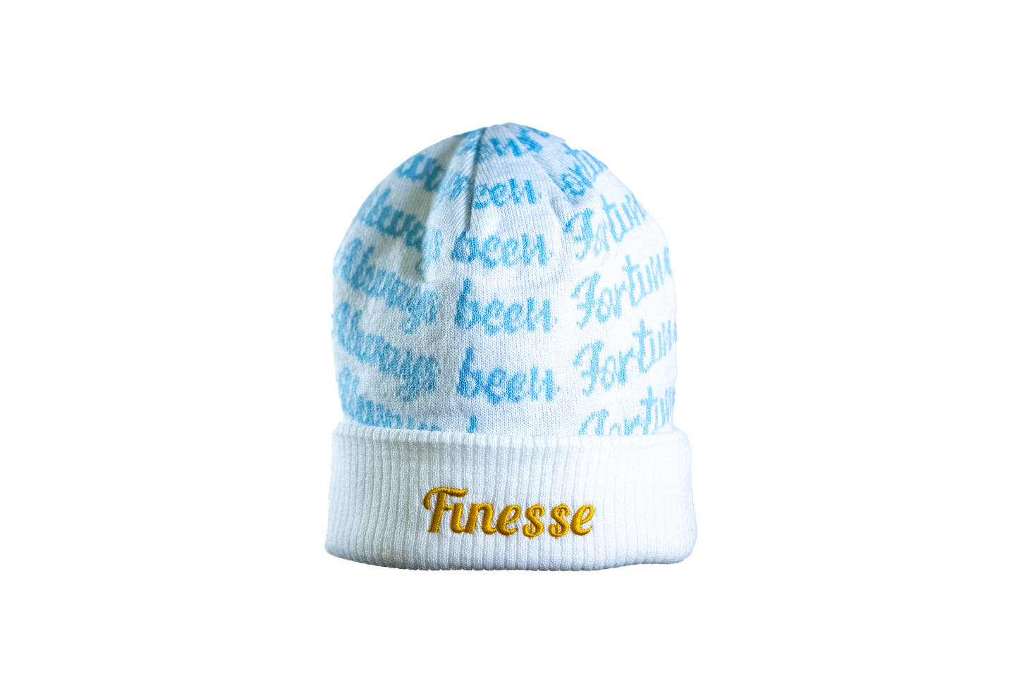 Satin Lined Beanie - Sky