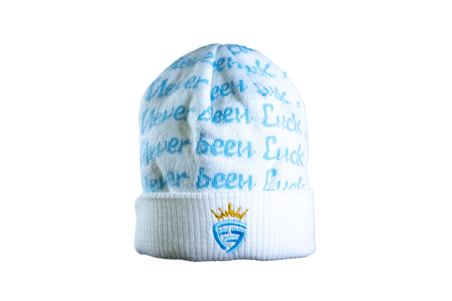 Satin Lined Beanie - Sky